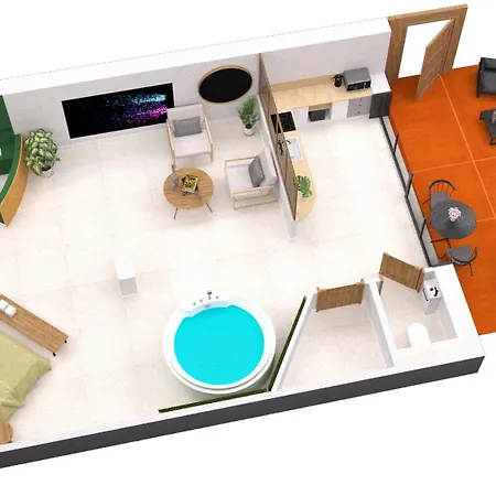 Apartment Eros - Loft Entier Avec Balneo & Retroprojecteur Nyons